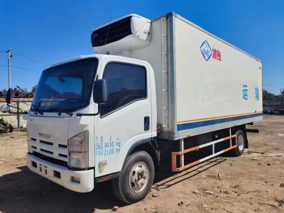 China ISUZU Refrigerated Van 130P 89kw Used Vehicle Cold Chain Transport Vehicle Diesel 98km/H for sale