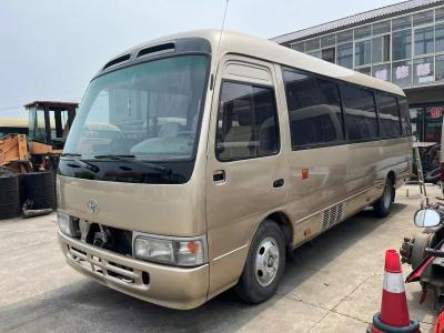 China 2013 Year 23 Seats Used Toyota Coaster Bus With 1Hz Diesel Engine New Paint for sale