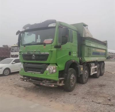 China Howo 8x4 Four Axles Used Dump Truck Tipper With 375HP 317HP For Sale for sale