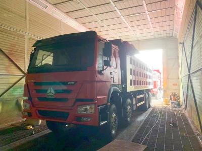 Κίνα Χρησιμοποιημένο εμπορικό φορτηγό απορρίψεων φορτηγών HOWO 8*4 που οδηγεί δεξιά το σώμα 7.3*2.45*1.5m φορτηγών 371hp προς πώληση