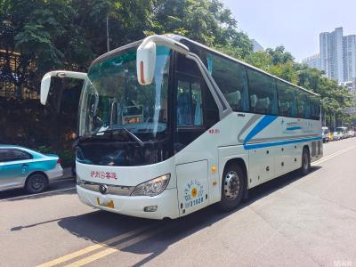 中国 Used Small Bus 39 Seats White Yutong Bus Rear Engine Exit Used Luxury Bus For Africa 販売のため