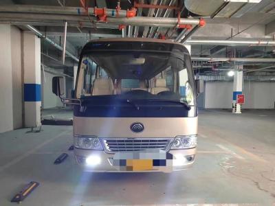 中国 Diesel Engine Bus Yutong T7 17seats Automatic Transmission Petrol 2018 Second Hand 17 Seater 販売のため