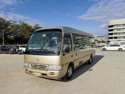 China Toyota Used Japan Used Coaster Bus Manual Gear 2010 Year Luxurious With 20 Seats for sale