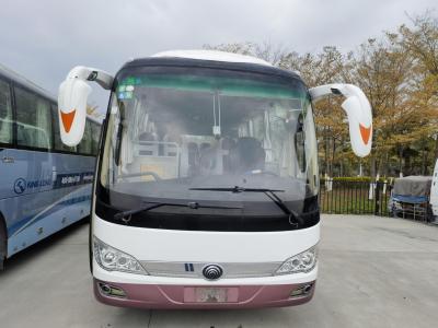 China Os treinadores de motor usados usaram o ônibus ZK6816H5Y 34 de Yutong assentam o condicionador de ar do motor de Yuchai à venda