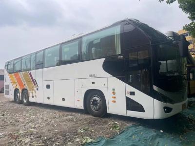 China Second Hand Bus Double Deff Large Luggage Compartment 48 Seats Weichai Engine With A/C Used Tour Bus ZK6137 for sale