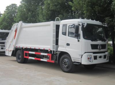 China Used Diesel Trucks 8 Meters Long 10m³ Loading Capacity Dongfeng Refuse Compactor RHD for sale