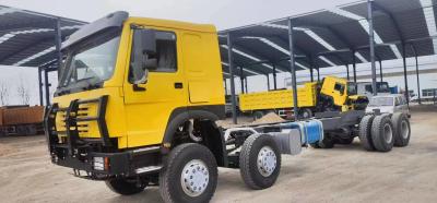 China Used Cargo Trucks 8×4 Drive Mode Sinotruck Howo Cargo Truck Chassis 11 Meters Long 12 Tires for sale
