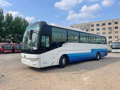 China Used Travel Bus 32 Seats Weichai Engine 336hp Middle Door Luggage Rack LHD/RHD 2nd Hand Yutong Bus ZK6122 for sale