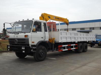 Китай Used Truck Crane Dongfeng 6*4 Drive Mode Maximum Loading Of Crane 10 Tons Euro 3 продается