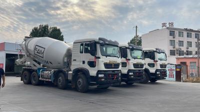China Sinotruck Howo Used Concrete Mixer Truck 8×4 Drive Mode 12m³ Tanker for sale