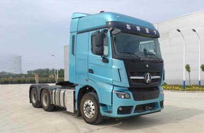 China Zf Gearbox Amt 560hp Used Fuel Oil Trucks Beiben Horse Head 6*4 Drive Mode 3 Axles Te koop