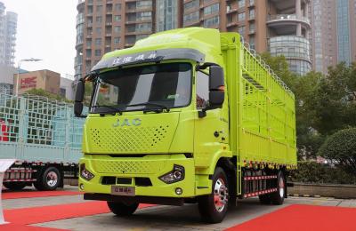 China Used Cargo Trucks Supplier JAC A6PLUS Cummins Engine 240hp 4*2 Single Axle LHD for sale