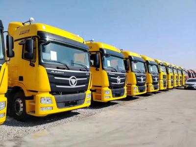 China New Tractor Trucks 6*4 Foton GTL Horse 510hp Yellow Color 10 Tires Automatic 2021 Year for sale