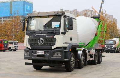 China Concrete Mixers With Truck Shacman M3000 Model 12 Wheels 7.5 Cubic Tanker Single Sleeper for sale