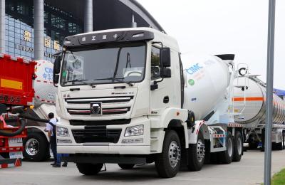 China Concrete Transit Mixer Truck 8×4 Drive Mode 8 Cubic Cement Tanker Weichai 350hp Lhd for sale