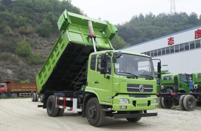 China Used Small Tipper Trucks 4*2 Dongfeng Dump Truck Tianjin Single Cab Loading 10 Tons for sale