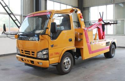 China Tow Truck Wrecker Used Isuzu 600P Model 4*2 Drive Mode 130hp Loading 3 Tons Single Cab​ for sale