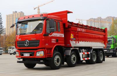 中国 50トンのダンプトラック 販売 8×4シャックマン L3000 フースト 10速 マニュアルトランスミッション 300hp 販売のため