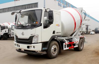 China Betonmixer Truck Liuqi 4×2 Met 6 banden Kleine cementmixer 4 kubieke Tanker Capaciteit 160 pk Te koop