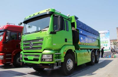 China Carrinho de descarga de pedreira para venda Shacman 6 * 4 Diesel e GNL híbrido Tipper China caminhão 336hp à venda