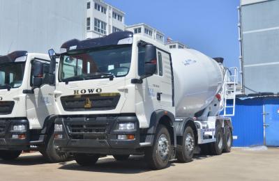 China Customized Heavy Mixer Truck 8 Cubic Sinotruck Howo T7 Cement Mixer With 10-Speend Gear for sale