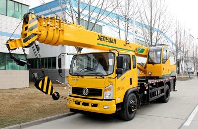 Chine Used Truck Crane For Sale Dongfeng 16 Ton With Five-Section Straight Arm Chinese  Mobile Crane à vendre
