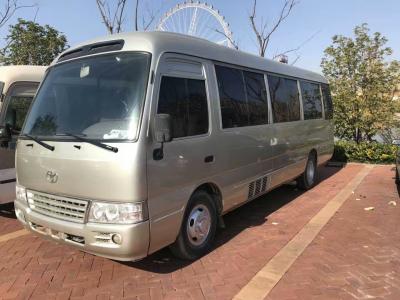 China 2010 Toyota Used Coaster Bus 30 Seats Diesel Engine LHD 71500 Km Mileage for sale