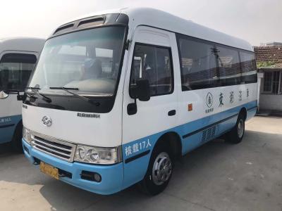 China Hogere Gebruikte Minibus 17 Gediplomeerde Zetelsgb17691-2005 Emissie Standaardiso Te koop