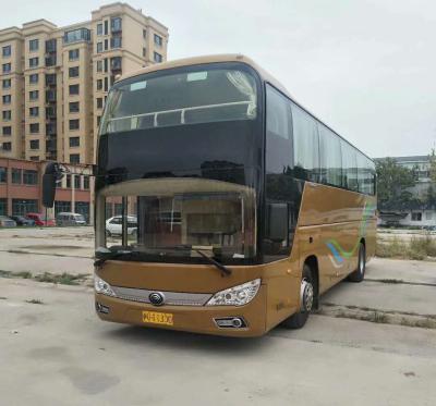 China 54 Seat Used Rv Bus 2014 Year Made 199 Kw Rated Power A Layer And Half Steel Plate for sale