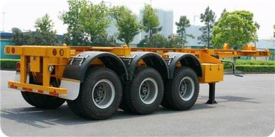 China 12400*2490*1400 Mm Second Hand Semi Trailers YORK Brand 3* 13 Tons Capacity for sale
