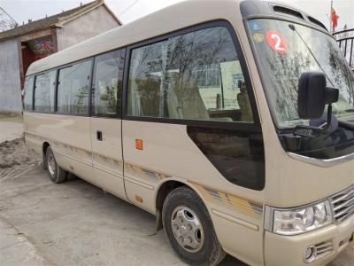 China 2017 Diesel Used TOYATO Second Hand Coaster Buses Right Hand 23 Seats Mini Bus for sale