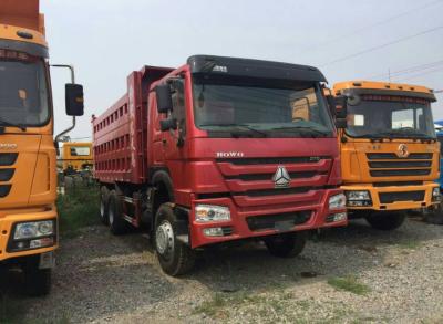중국 30 톤 탑재량 수용량 사용된 덤프 트럭, HOWO 상표에 의하여 사용되는 팁 주는 사람 트럭 판매용