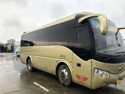 China 10-23 coche usado diesel de la mano del coche del autobús del euro III de la longitud de los asientos los 7.9m 2do en venta