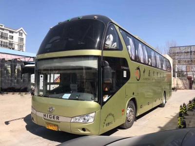 China Luxe Yutong Twee Gebruikte Deuren Diesel 25-71 van de Reisbus Zetels 2015 Jaar Te koop