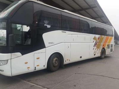 China Benutzte starke Dieselsitze Trainer-Bus Yutongs zk6127 Spant-25-57 mit Wechselstrom-Toilette zu verkaufen