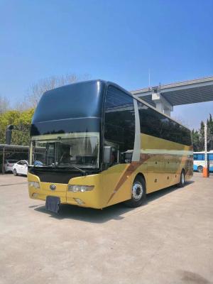 China 2013 Year Used Yutong Buses 59 Seaters One Layer And Half Left Hand Steering for sale