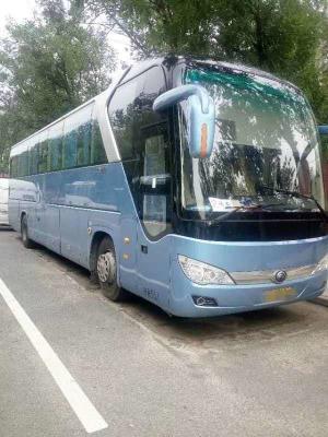 China Diesel Yutong Second Hand Tourist Bus Zk 6122 55 Seater Coach Bus With AC Video for sale