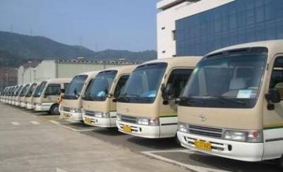 China Used 23 Seater Bus Japan Toyota LHD Coaster 1HZ Diesel Engine Bus for sale
