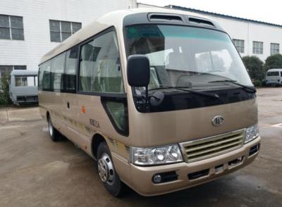China Brand New Mudan 23 Seats Used Coaster Bus Manual Gear Diesel Engine With AC Right Hand Drive for sale