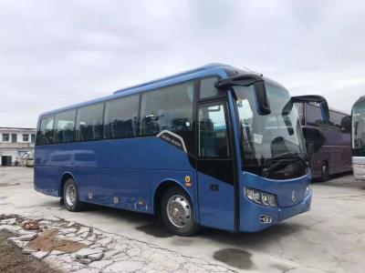 China 33 Seats 2014 Year Used Travel Bus Used Motor Coaches Blue Color 3300mm Bus Height for sale