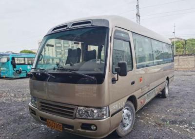 China Used Commercial Bus With Luxury Coaster Bus 22 Seats 2640mm Height 4085mm Wheel Base for sale