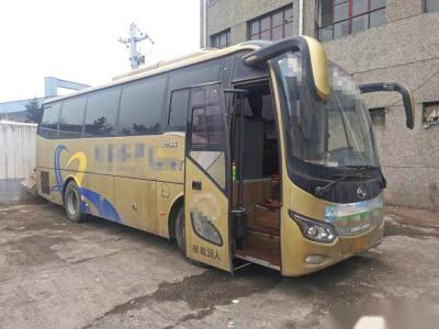 China 38 bus turístico usado izquierdo de Kinglong de la dirección del motor seis de Yuchai de los asientos de los cilindros 270hp V del chasis euro posterior del saco hinchable XMQ6901 en venta