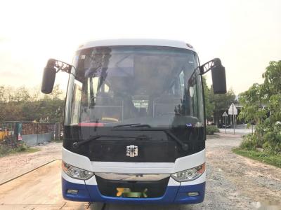 China Oil-Electric Hybrid Electric Vehicle WP Engine 155kw Double Doors Leather Seat Used Coach Bus Zhongtong LCK6101 47Seats for sale