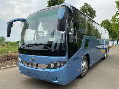 China Current New Arrival Used Higer KLQ6115 Coach Bus 51 Seats Diesel Engine Used Bus  Half Yuchai Run Good for sale