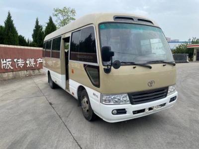 China 2011 Year 18 Seats Used Coaster Bus , LHD Used Mini Bus Toyota Coaster Bus With 2TR Gasoline Engine , Left Steering for sale
