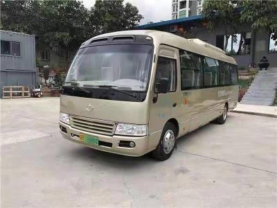 China 31 assentos ônibus usado 2016 anos da pousa-copos de Feiyan usaram a direção elétrica da mão esquerda do motor de Mini Bus Coaster Bus With à venda