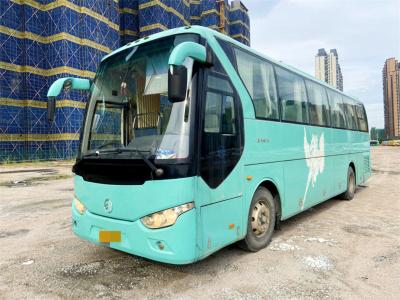 Cina Motore posteriore facente un giro turistico dorato del bus della città dei sedili del bus 49 di Dragon Bus XML6113 della seconda mano in vendita