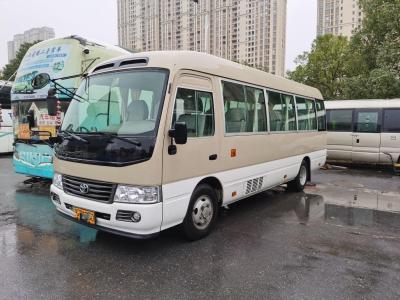 China 30 Seaters Used Coaster Bus 2TR Second Hand Gasoline Toyota Bus for sale
