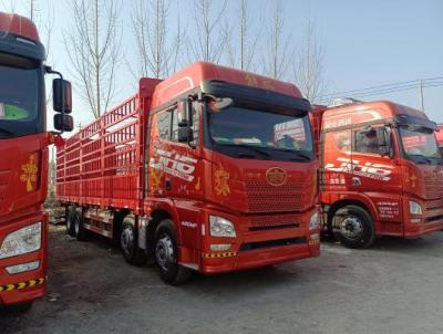 China FAW Used  8x4  18 Ton Cargo Trucks With  12wheels Used For Cargo Use In Good Condition for sale