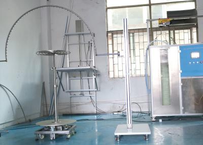 China Wall - Mounted Water Ingress Testing Equipment IPX1 To IPX4 Vertical Drip And Oscillating Tube for sale